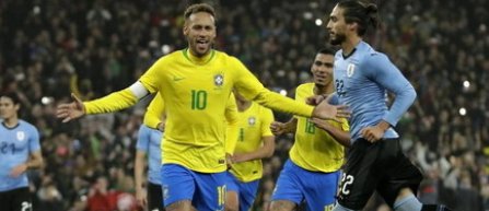 Amical: Brazilia - Uruguay 1-0